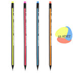  Junior Negro HB Üçgen Silgili Kurşun Kalem 12 Adet (130110)