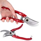 Budama Makası  210 Mm Yedek Yaylı  Metal Saplı Budama Makası 21 Cm Boyunda