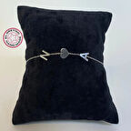 Uretti - Mehtap 4435 - El Yapımı 925 Ayar Gümüş Tasarım Bileklik