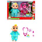 Cocomelon Oyuncak Bebek CoComelon Et Bebek Sesli Doktor Seti