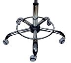 Kendinden Çemberli Bar Taburesi Yıldız Ayağı Krom Pistonlu