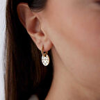 Yıldız Seli Plaka Küpe