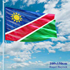 Namibya Bayrağı - 100x150 Cm (1 Metre X 1,5 Metre) - Raşel Kumaş