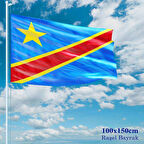 Komgo Dc Bayrağı - 100x150 Cm (1 Metre X 1,5 Metre) - Raşel Kumaş