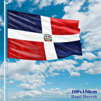 Dominka Bayrağı - 100x150 Cm (1 Metre X 1,5 Metre) - Raşel Kumaş