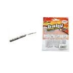 Fujin Baby Worm 5.2 cm Floating LRF Silikonu Pearl White