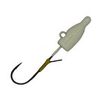 Owner 11606 JH-83G Mebaru Dama Glow Lrf Jig Head 1 Gr 8 No