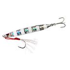 Fujin Metal Cast 30gr Shore Jig Yem MT04 Zebra Glow