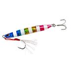 Fujin Metal Cast 60gr Shore Jig Yem MT23 Jolly Zebra Glow