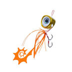 Fujin Salty Rubber 40gr GR Serisi Tai Rubber Yem 03 Orange Gold 3D Eye