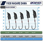 Owner 11638 Nagare Dama 5 Adet Lrf Jig Head 1 GR