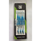 Caretta C8 10cm 10gr 5+3 Silikon Yem Silver Blue