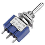 Ayt IC-140 On Off On Ø6mm MTS-103 3 Pin Toggle Switch Aç Kapa Buton 3 Kademe