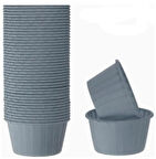 Cupcake/Muffin /Suffle Kek Kapsülü Açık Mavi 50 Li