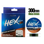 Fujin Hex Braid 8x 300mt Moss Green PE İp Misina 0,18 mm