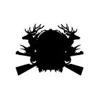 Avcılar İçin Oluşturulmuş Set Aksesuar Sticker 17cm