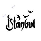 İstanbul MArtılar Sticker Sticker Yapıştırma 17CM