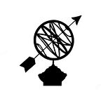 Küresinin Ortasından Geçmiş Ok Sticker 15cm