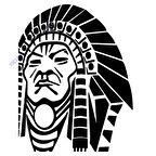 Piramit Kafatası Siticker 15cm