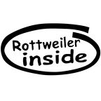Rottweiler İçinde Sticker Arabada Yapıştırma 2