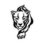 Sessizce Gelen Aslan Sticker Yapıştırma 17cm