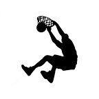 Smaç Basan Basketbolcu Sticker 17cm