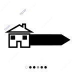 Şeklinde Oluşmuş Ev Home Sticker 17cm