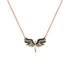 ​925 Ayar Gümüş Mikail Meleği Kadın Gümüş Kolye