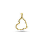 Small Burgu Kalp Kolye Ucu