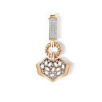 Baget Taşlı Kalp Charm