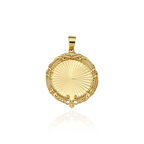 Vintage Sun Rays Kolye Ucu