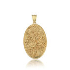 Çiçek Buketi Kapaklı Kolye Ucu