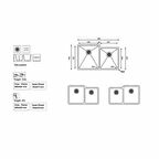 Ukınox Evye Me 400.60.40 U5pr.Gt Polısajlı Küçük Göz Sagda