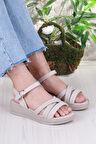 Fort 05-2065 Soft Rahat Toka Detaylı Çapraz Bant Kadın Sandalet
