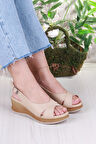 Fort 06 Ceyn Anatomik Rahat Hafif Dolgu Topuk Kadın Sandalet