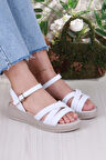 Fort 05-2065 Soft Rahat Toka Detaylı Çapraz Bant Kadın Sandalet