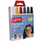 Yüz Boyası 6 Renk | Lets Yüz Boyama Kalemi