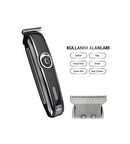 ArtıTech Şarjlı Traş Makinesi Saç Sakal Kesme Ense Vücut Kılı Çizim Epilasyon Öncesi Tüy Kısaltma Ar-605