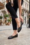 Mehmet Mete 35319 Rahat Comfort Toka Aksesuarlı Hakiki Deri Kadın Babet