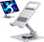 360' Dönebilen Alüminyum Ayarlanabilir Döner Stand Katlanabilir iPad/Pro/Air iPhone Tab Telefonlar