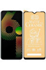Oppo Realme 5i ve 6i Uyumlu Ekran Koruyucu Cam Mat Seramic 9d Full Kap
