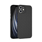iPhone 12 Kılıf Ultra İnce Skin Carbon PP Kapak