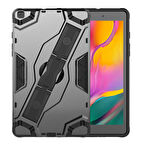Galaxy Tab A 8.0 (2019) T290 Kılıf Defens Standlı Ultra Koruma Armor Zırh Silikon