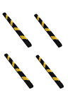 110 Cm Yüksek Performans Araç Stoperi Siyah-Sarı x 4 Adet