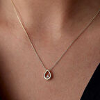 Damla İçinde Tektaş Kolye