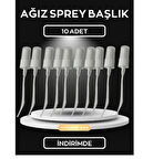 10 Adet Ağız Sprey Başlık