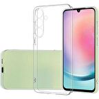 Samsung Galaxy S24 Kamera Korumalı Şeffaf Yumuşak Süper Silikon