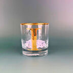 Perlotus I Harfli Gold Altın Yaldızlı Viski Kadeh Bardak Jumbo Serisi