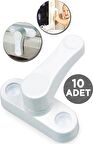 10 Adet Beyaz Kapı Pencere Emniyet Kilidi Pimapen Pvc Için Koruma Kilit Pvc Kilit Çocuk Pencere Kili