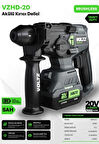 Voltz VZDH-20 Akülü Kırıcı Delici - Kömürsüz - Ağır Hizmet - SDS Plus - Led Işık - Ayarlanabilir Hız